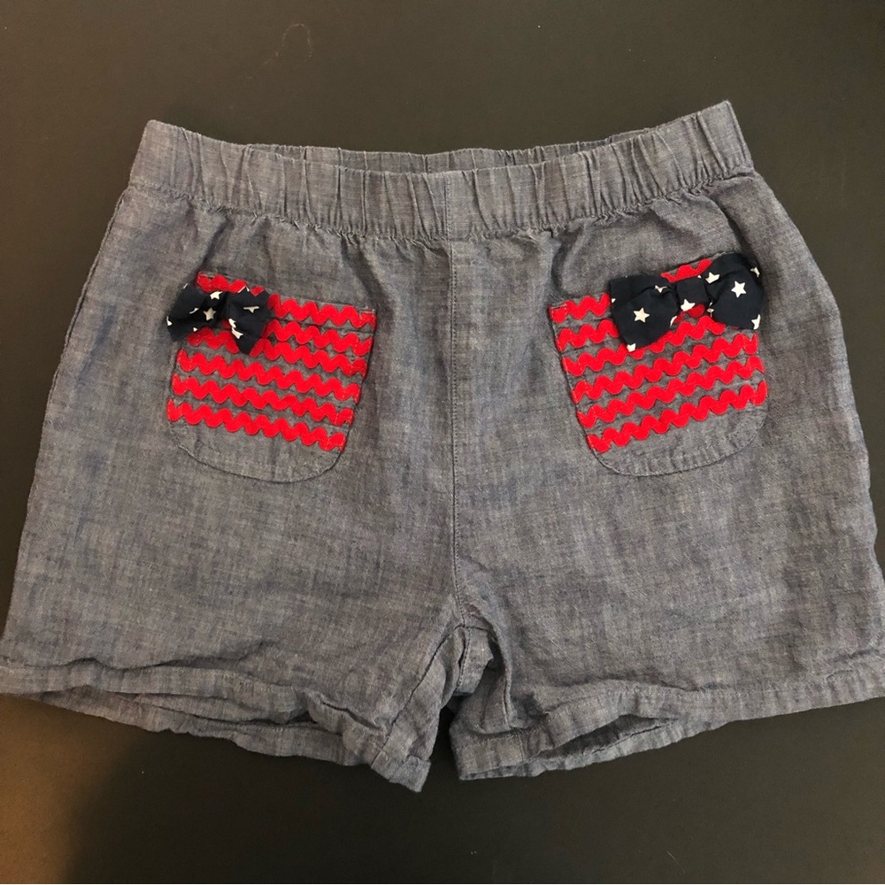 Gymboree American Cutie Chambray Shorts Size 12